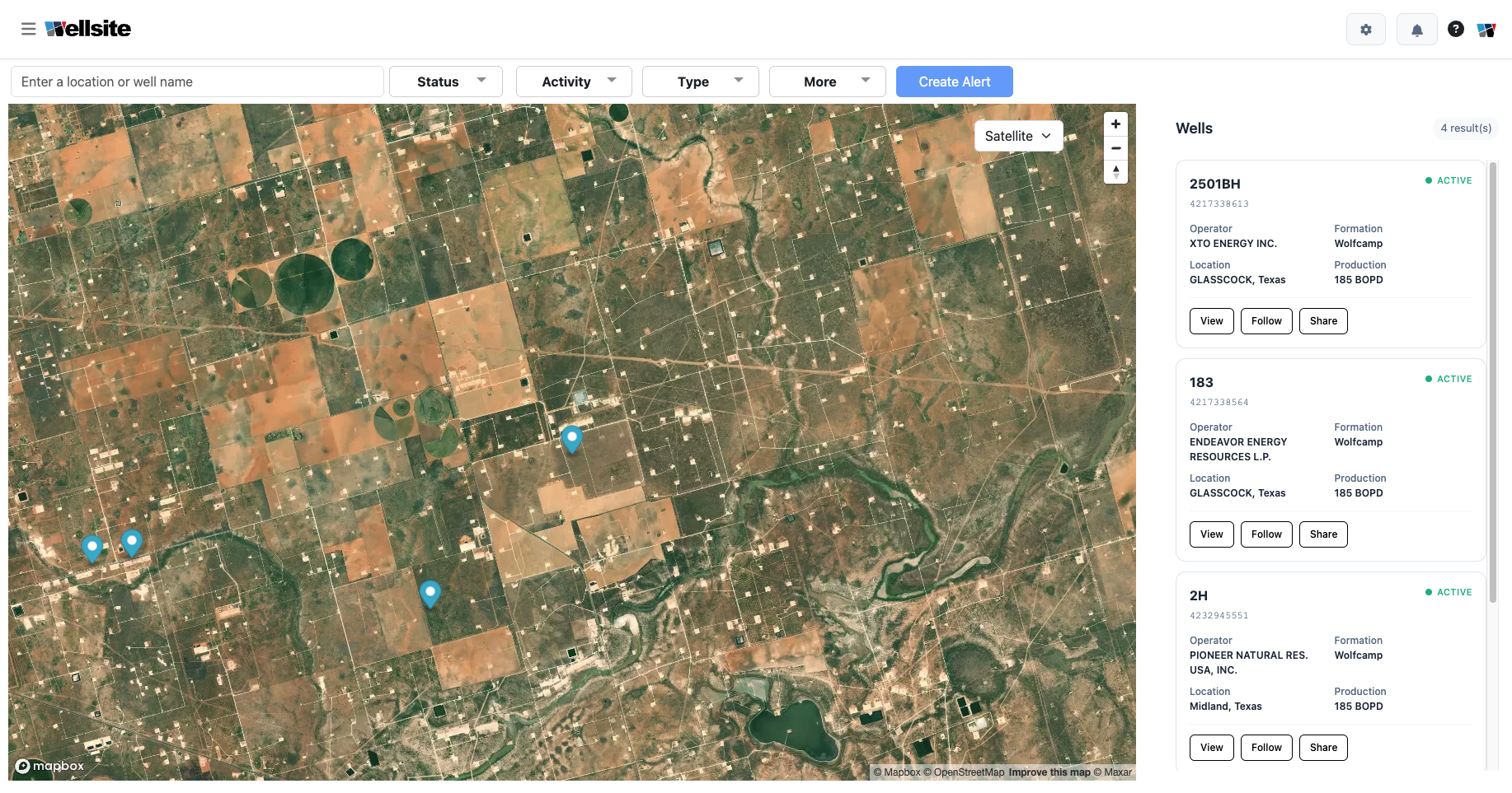 wellsite-analytics-map
